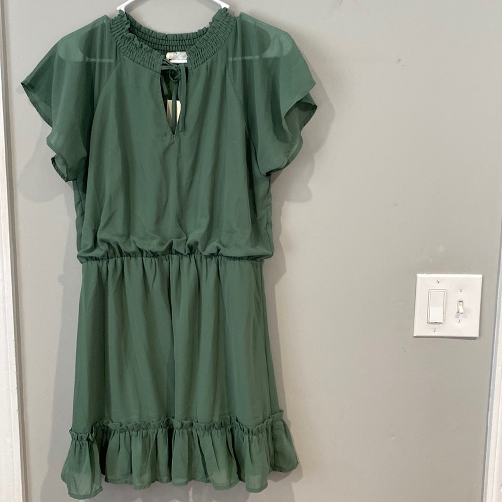 Francesca’s Green Mini Dress